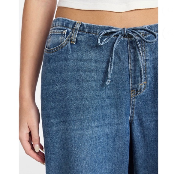 Women’s Mini Waistband Wide Leg Pants Size M - Picture 5 of 5